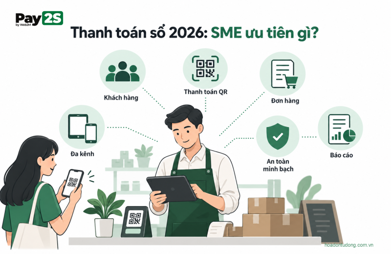 Các ưu tiên thanh toán số năm 2026 cho doanh nghiệp vừa và nhỏ