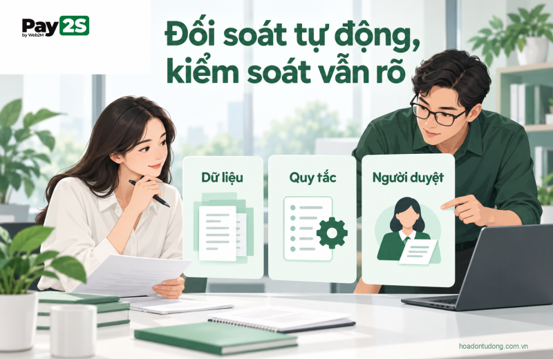 Quản trị thay đổi khi triển khai đối soát tự động trong kế toán
