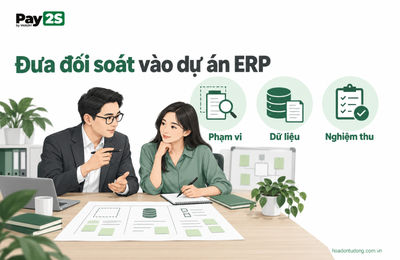 Đưa đối soát vào dự án ERP: minh họa tích hợp đối soát ngân hàng vào phần mềm ERP cho doanh nghiệp