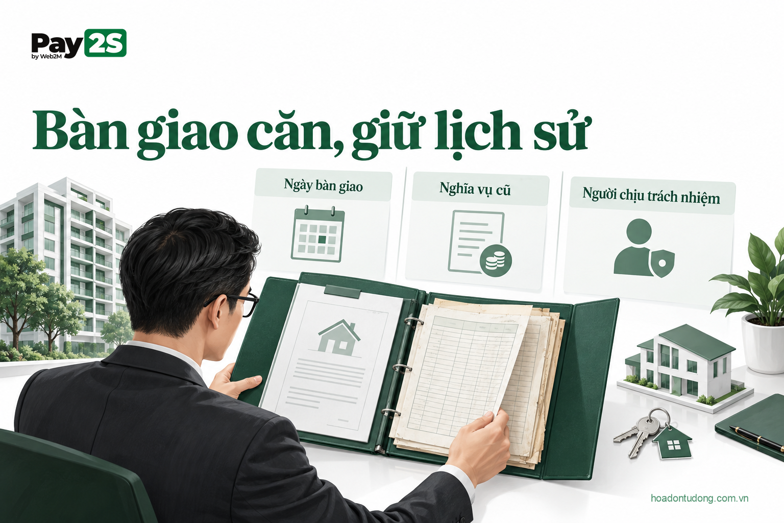 Bàn giao căn, giữ lịch sử: minh họa Chuyển nhượng căn hộ phải giữ lịch sử nghĩa vụ