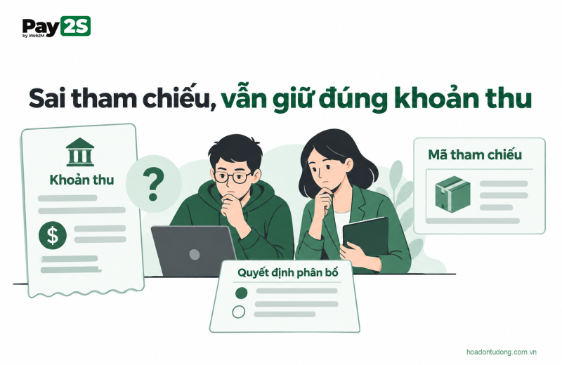 Sai tham chiếu, vẫn giữ đúng khoản thu