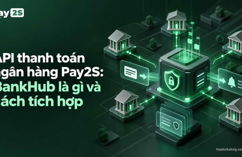Minh họa API thanh toán ngân hàng Pay2S và kiến trúc BankHub