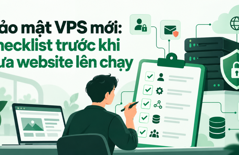 Bảo mật VPS mới: checklist trước khi đưa website lên chạy