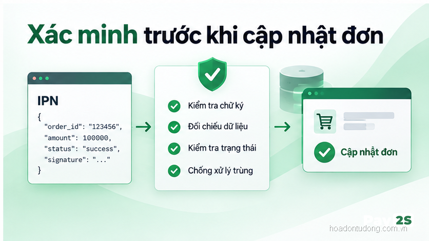 Payload và chuỗi ký IPN - ảnh minh họa Pay2S