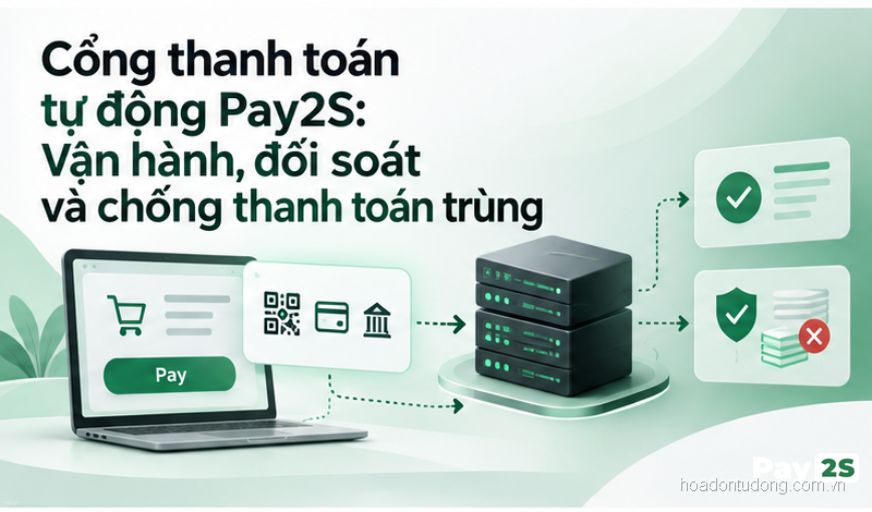 Cổng thanh toán tự động Pay2S: Vận hành, đối soát và chống thanh toán trùng - ảnh minh họa Pay2S
