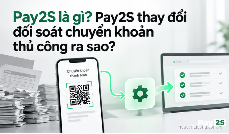 Pay2S là gì? Pay2S thay đổi đối soát chuyển khoản thủ công ra sao? - ảnh minh họa Pay2S