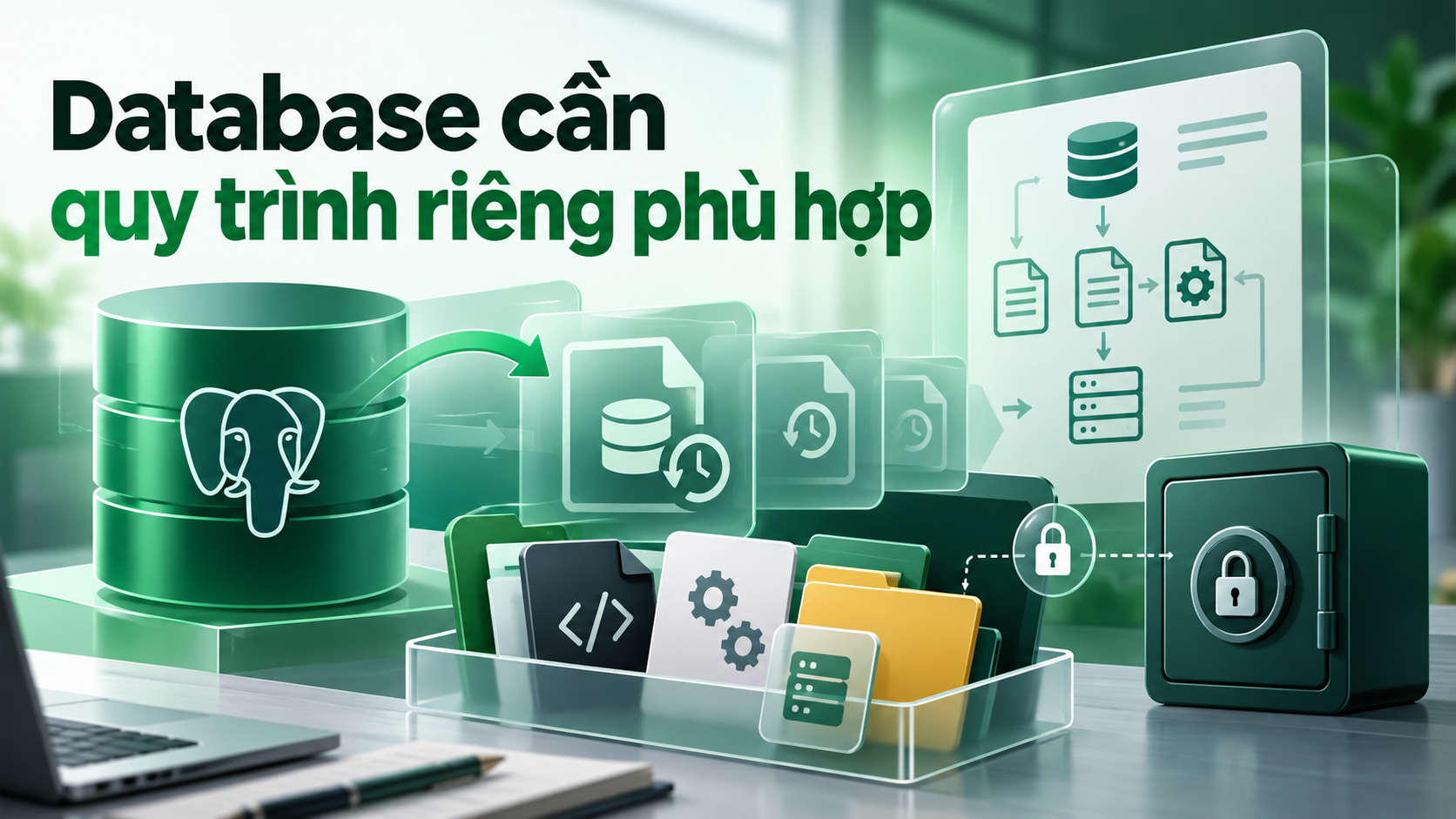 Database cần quy trình riêng phù hợp — minh họa nội dung bài Snapshot và backup VPS: khác nhau và nên chọn thế nào