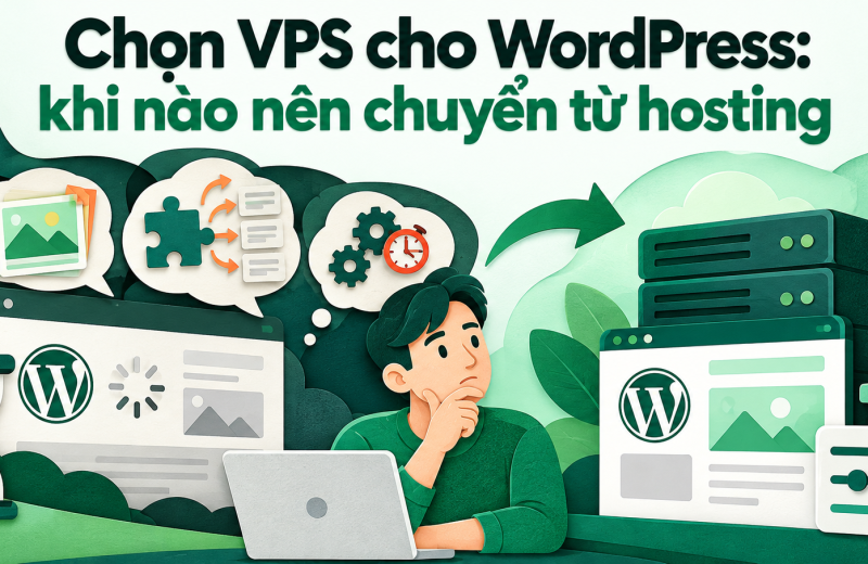 Chọn VPS cho WordPress: khi nào nên chuyển từ hosting
