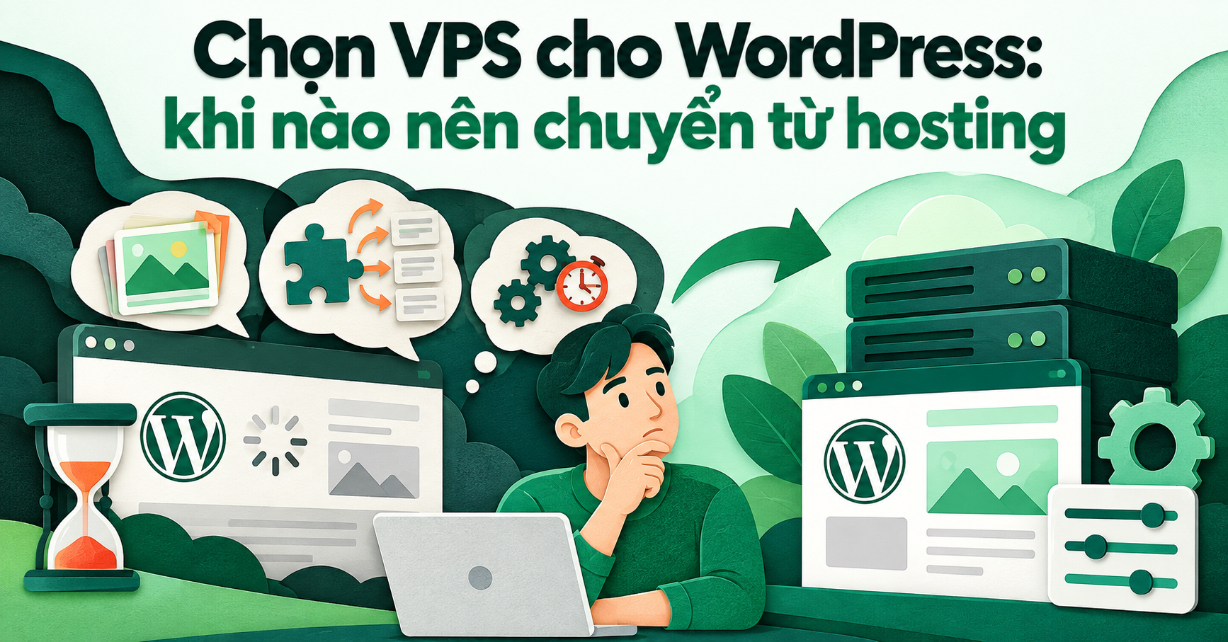 Chọn VPS cho WordPress: khi nào nên chuyển từ hosting