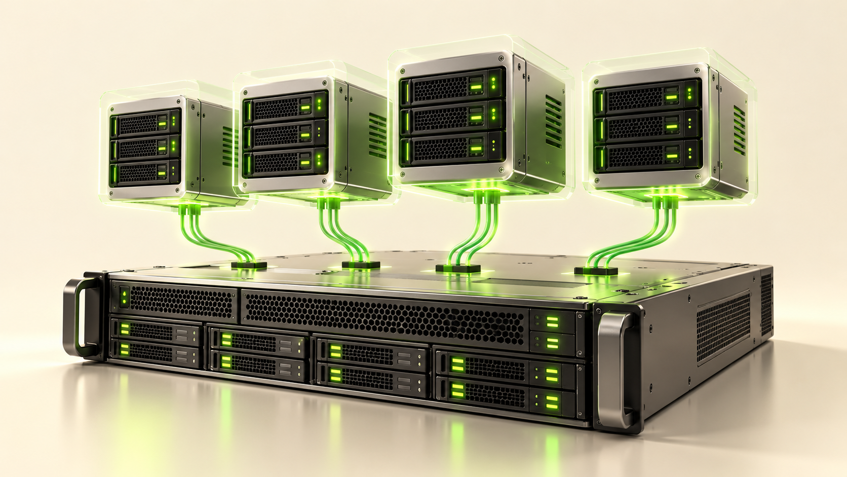 Minh họa VPS phục vụ website doanh nghiệp, API và quy trình tự động hóa
